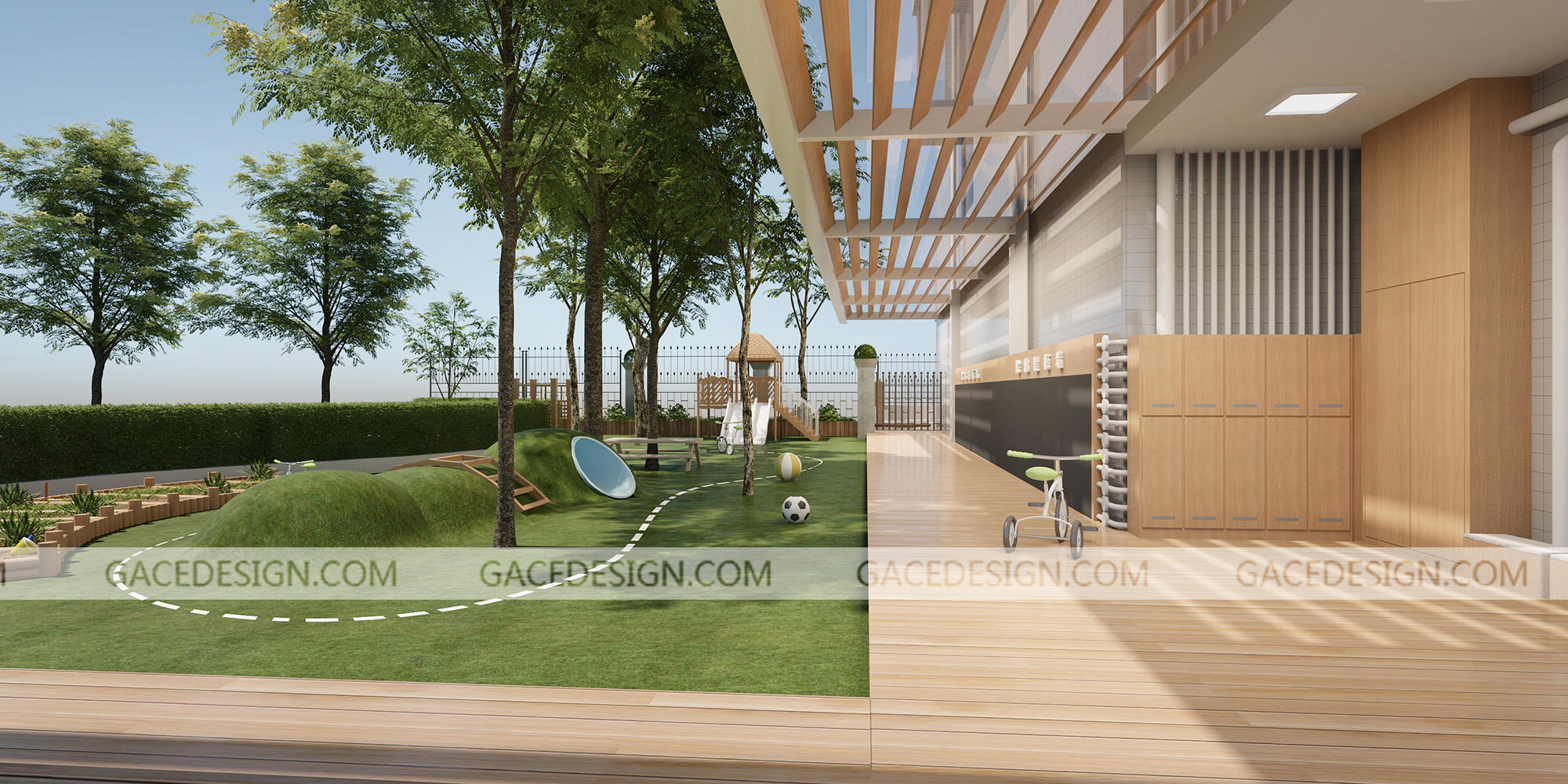 幼兒園設(shè)計中綠化的作用 幼兒園設(shè)計中綠化的作用