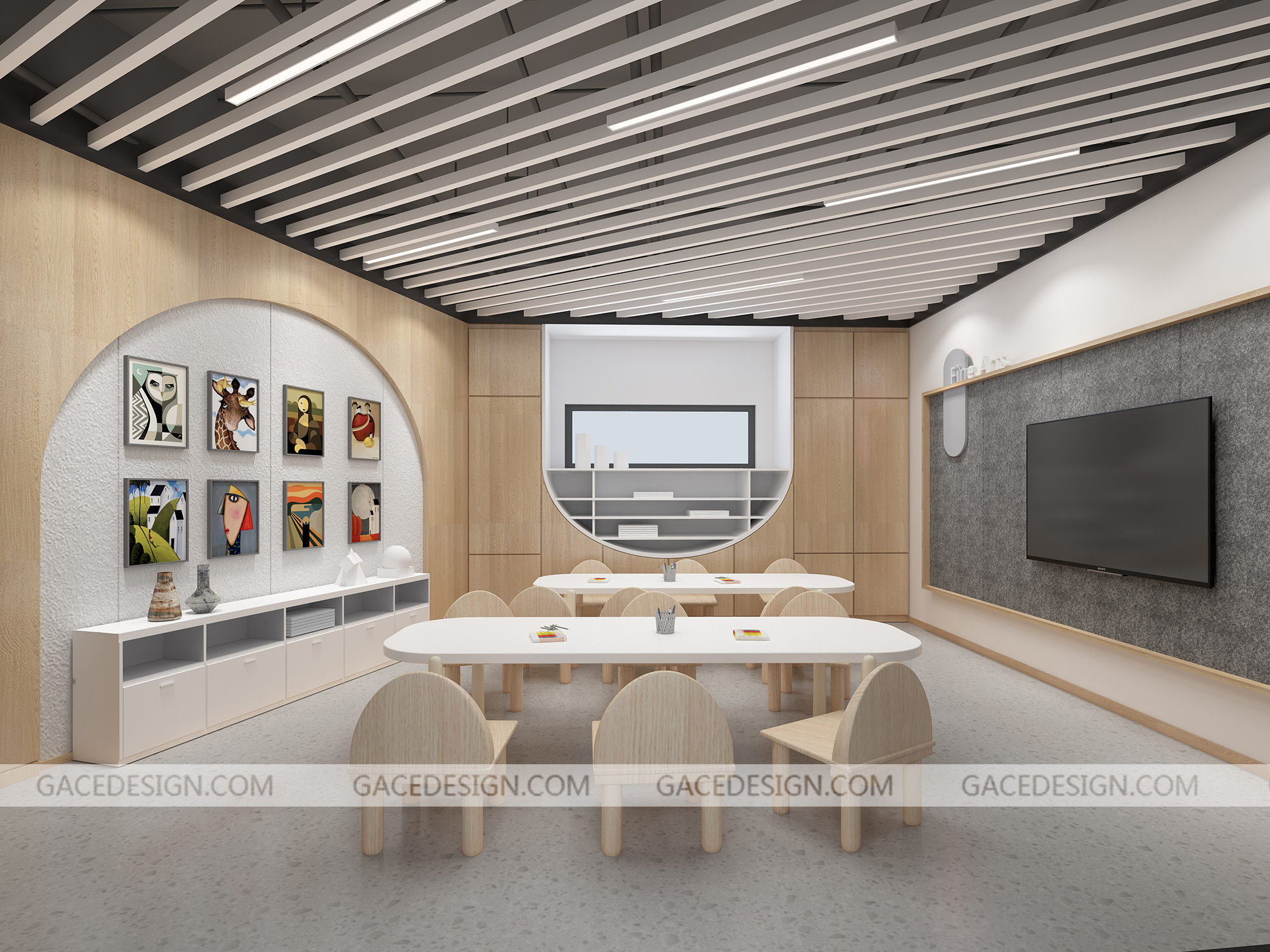 幼兒園美術室如何進行裝修設計? 幼兒園美術室如何進行裝修設計?